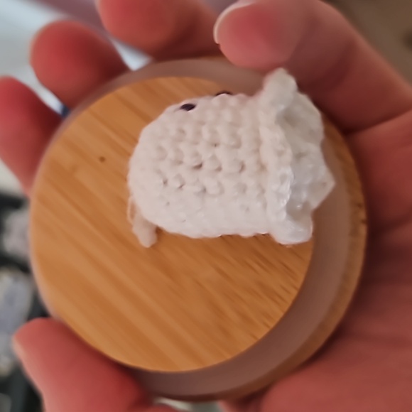 Ghost in an Upcycled Oui Jar - Picture 3 of 7